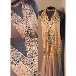 Glamour By Terani Iridescent Mermaid Gown✨OG $650!